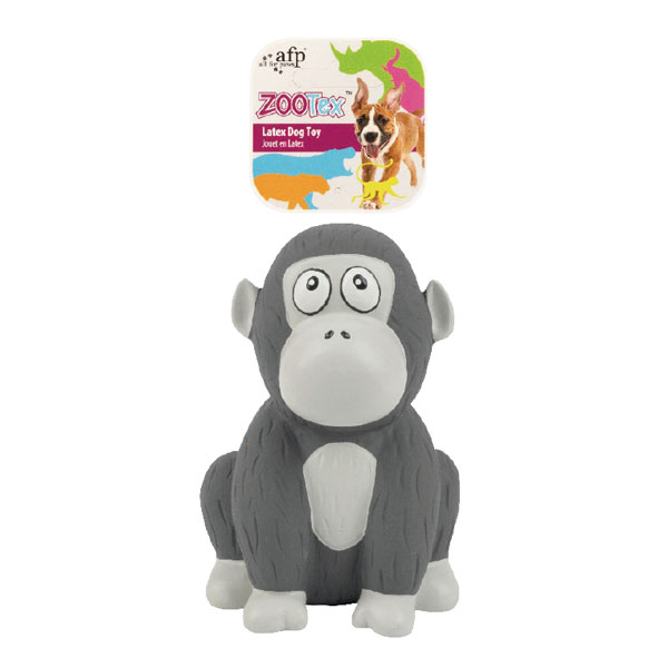 [680-3761] Afp Zootex Gorilla Jack Lateks Köpek Oyuncağı