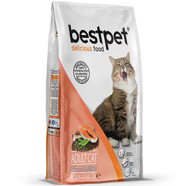 [P5519] Bestpet Sterilised Somonlu Kısırlaştırılmış Kedi Maması 1 Kg