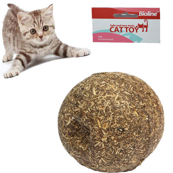 [681-2135] Bioline Catnipli Kedi Top Oyuncağı