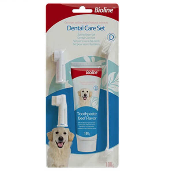 [681-2043] Bioline Dental Köpek Diş Bakım Seti