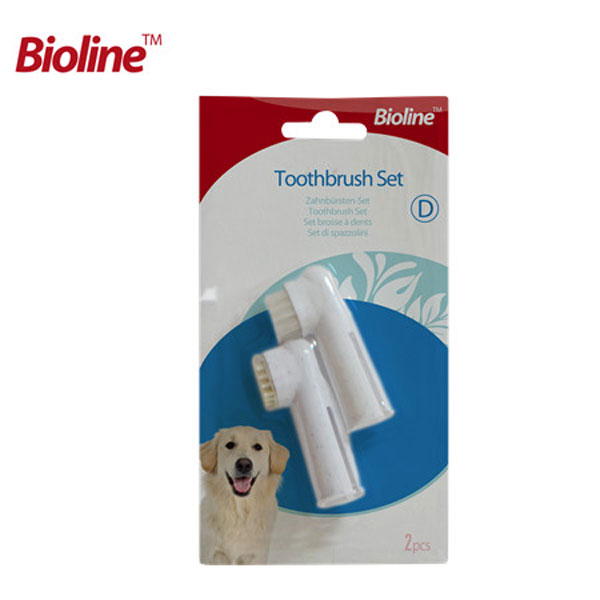 [681-2056] Bioline Parmak Diş Fırçası Seti 2 Adet
