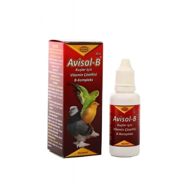 [BİY04ASD] Biyoteknik Avisol-B Kuşlar için Tüy Dökülmesine Karşı Vitamin 30 Cc