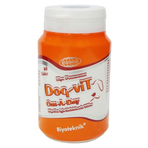 [BİY22ASD] Biyoteknik One A Day Besin Desteği Köpekler İçin Multivitamin Tablet 60 Adet