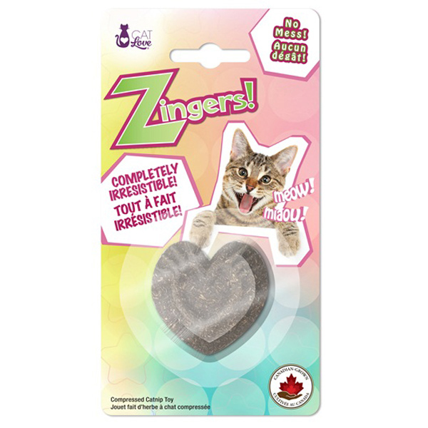 [700-35541] Cat Love Kalp Şeklinde Catnipli Kedi Oyuncağı