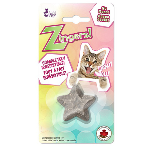 [700-35545] Cat Love Yıldız Şeklinde Catnipli Kedi Oyuncağı