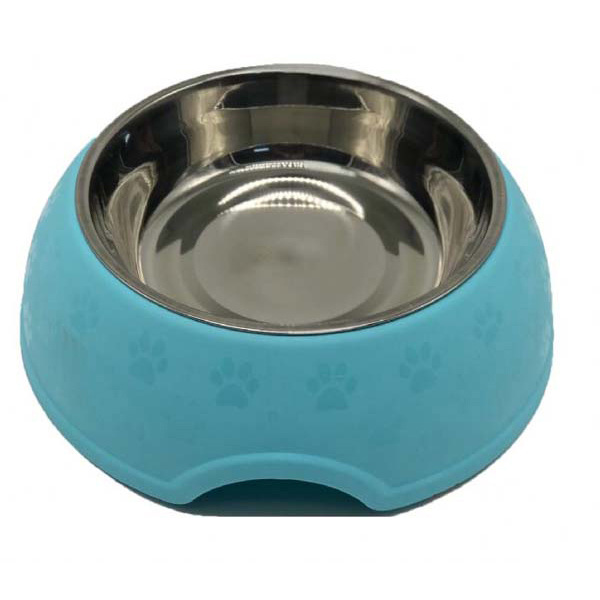 [BR-202602] Catdoglife Niew Design Pati Desenli Köpek Mama Kabı Mavi