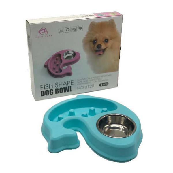 [BR-202392] Doglife Balık Şekilli Köpek Mama Kabı