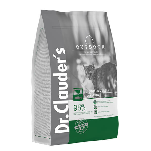 [21420040] Dr.Clauders Adult High Premium Outdoor Tavuk ve Balıklı Yetişkin Kedi Maması 400 Gr