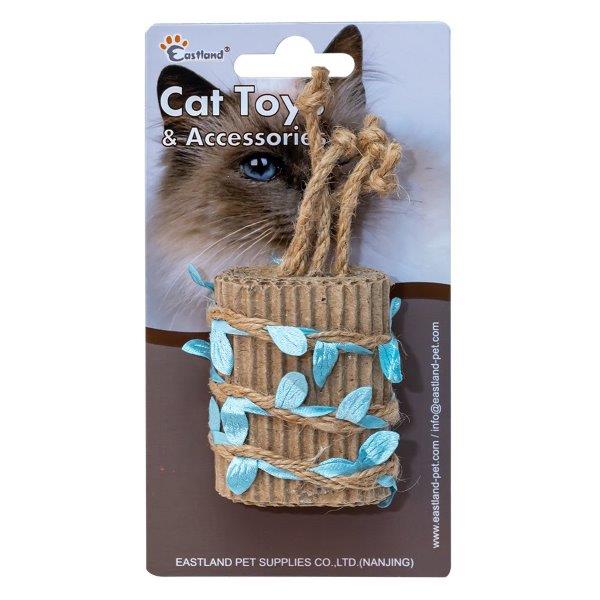 [520-CT19247] Eastland İpli ve Kartonlu Kedi Oyuncağı
