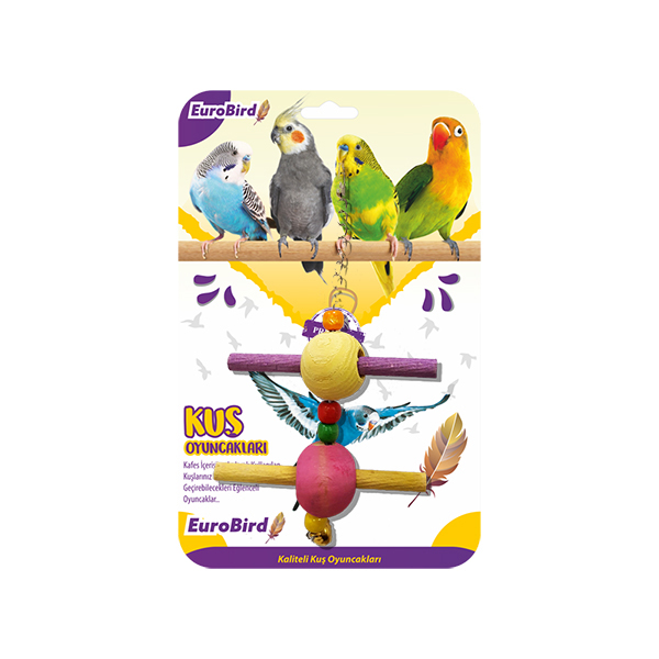 [453-3619] Euro Bird Dal Salıncak Kuş Oyuncağı Renkli