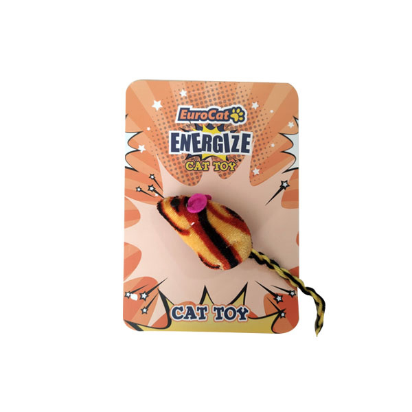 [454-T9154] Euro Cat Peluş Fare Kedi Oyuncağı