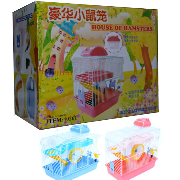 [830-S261] Euro Gold Dream House Hamster Kafesi 23x17x25 Cm