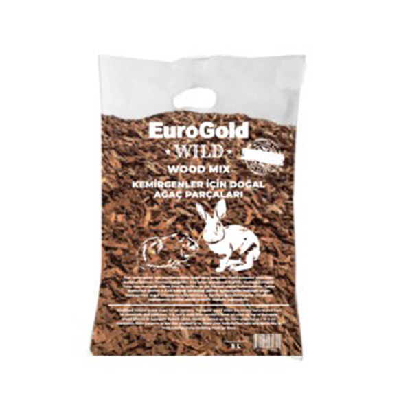 [451-3074] Euro Gold Wild Doğal Ağaç Parçalı Kemirgen Ödülü 5 Lt