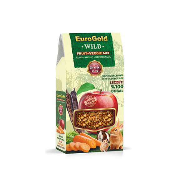[451-3072] Euro Gold Wild Fruit Veggie Mix Kemirgen Ödülü 120 Gr