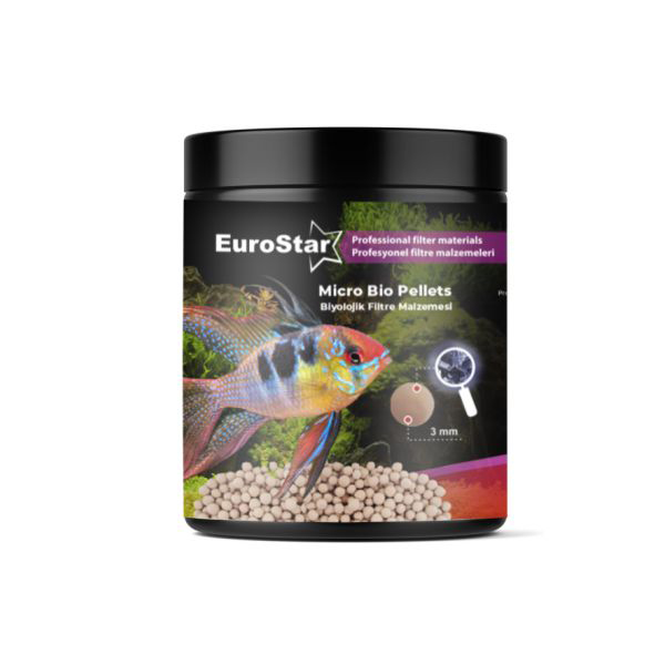 [452-1013] Euro Star Micro Bio Pelets Akvaryum Balık Yemi 1000 Ml