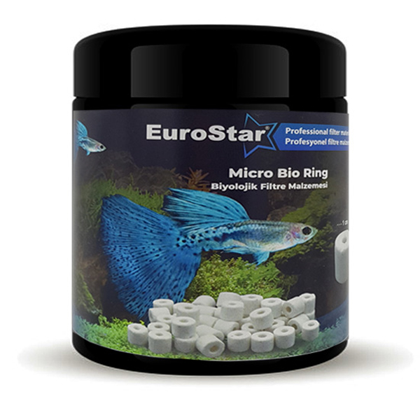 [452-1014] Euro Star Micro Bio Ring Biyolojik Akvaryum Filtre Malzemesi 1000 Ml