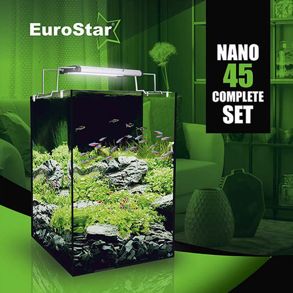 [452-1120] Euro Star Nano 45 Comple Set Akvaryum 35x30x44.5 Cm