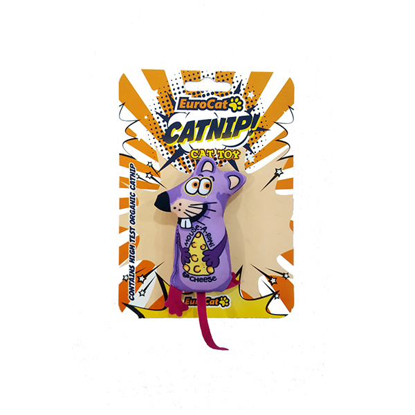 [454-T9088] Eurocat Pembe Peynirli Fare Kedi Oyuncağı