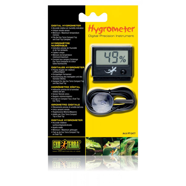 [702-PT2477] Exo Terra Sürüngen Led Rept-o-meter Hygrometer V