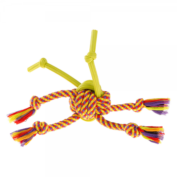 [8010690168100] Ferplast Pa 6428 İpli Top Köpek Oyuncağı 38 Cm