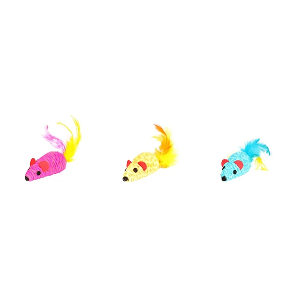 [240-561012] Flamingo Shuka Tüylü Fare Kedi Oyuncağı