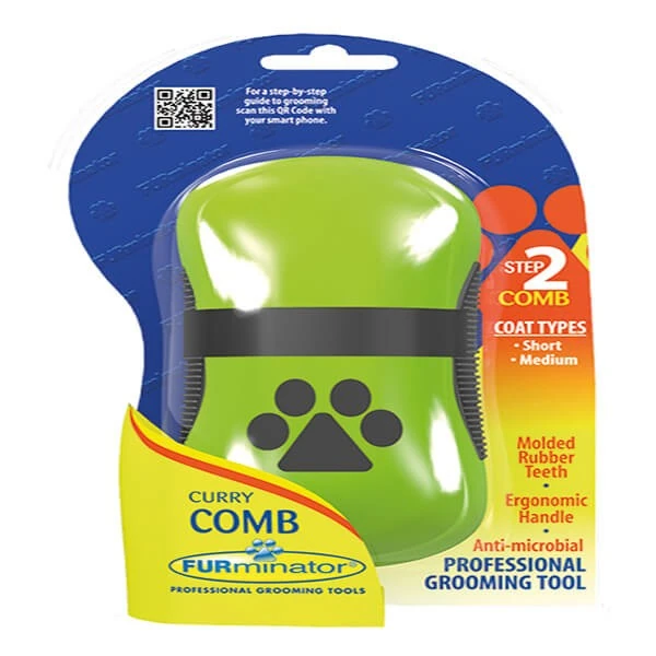[407-691047] Furminator Curry Köpek Masaj ve Yıkama Fırçası