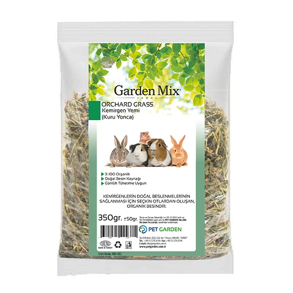[900-082] Garden Mix Kemirgenler için Kuru Yonca Ödülü