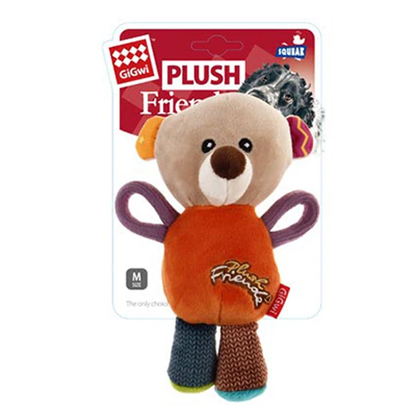 [PIGW-196] Gigwi Plush Friendz Sesli Ayı Peluş Köpek Oyuncağı
