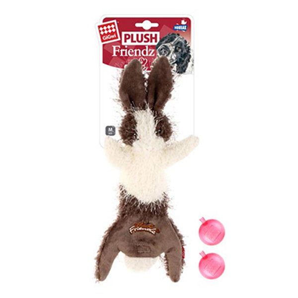 [PIGW-209] Gigwi Plush Friendz Sesli Tavşan Peluş Köpek Oyuncağı