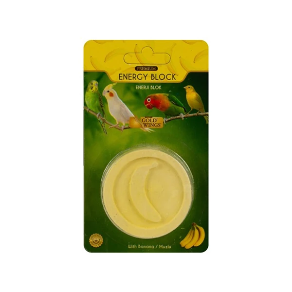 [GWP-028] Gold Wings Premium Kuşlar için Muzlu Enerji Bloğu