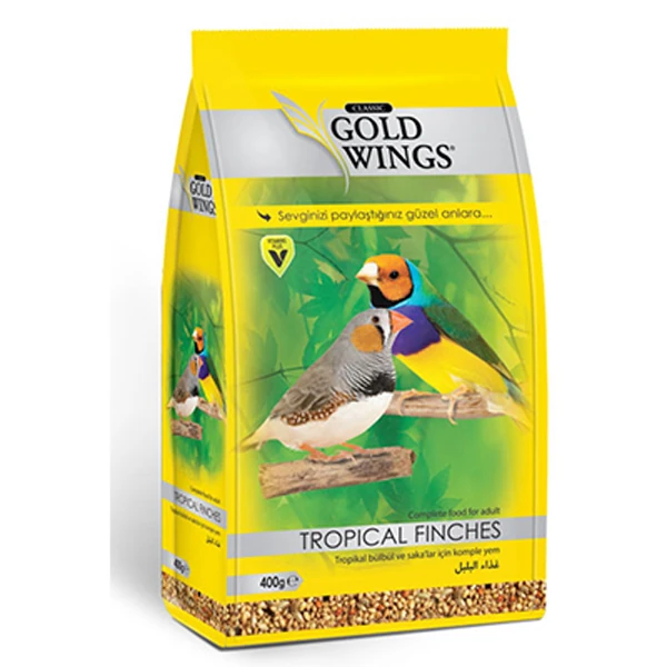[GWC-006] Gold Wings Tropical Finch Kuş Yemi 400 Gr