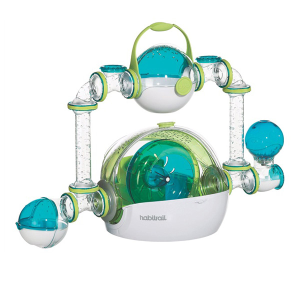[700-62612] Hagen Habitrail Ovo Dwarf Kemirgen Hamster Kafesi Beyaz/Mavi