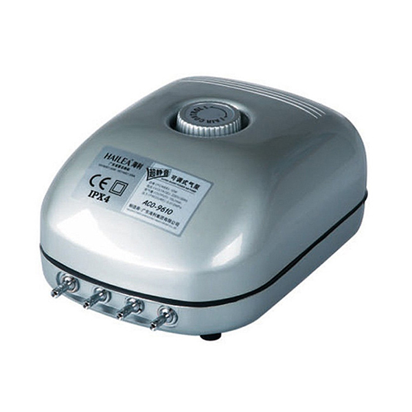 [310-ACO9610] Hailea ACO-9610 Dört Çıkışlı Akvaryum Hava Motoru