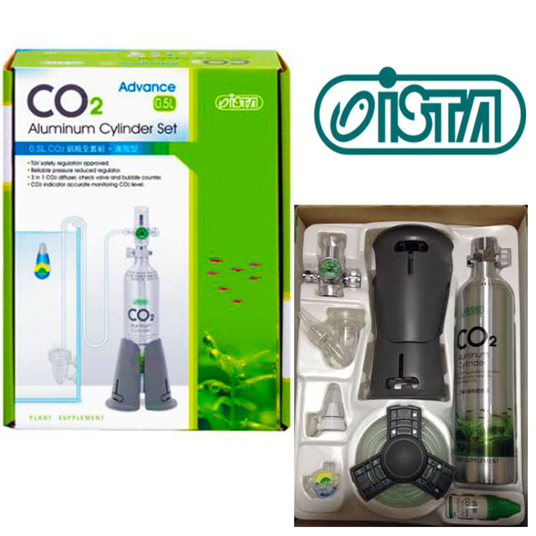 [691-I674] Ista CO2 Aluminyum Cylinder Advance Akvaryum 0.5 Lt