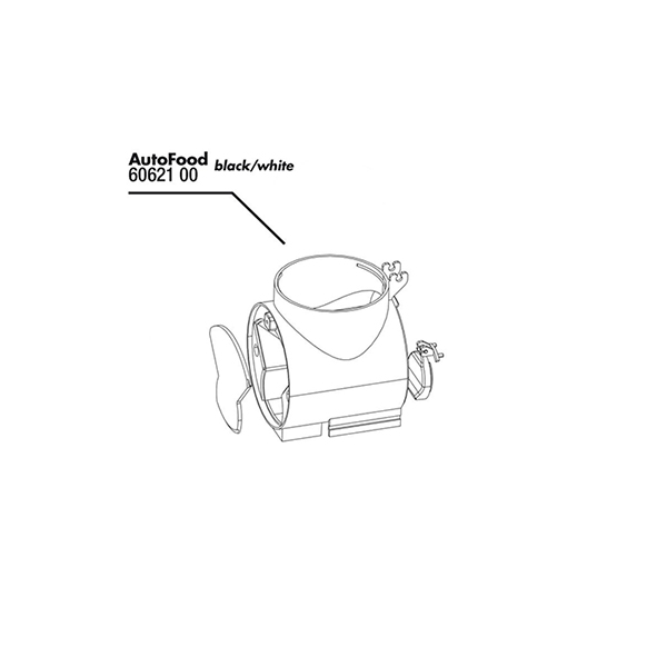 [111-60621ASD] Jbl Autofood Food Yedek Yem Haznesi Parçası Şeffaf