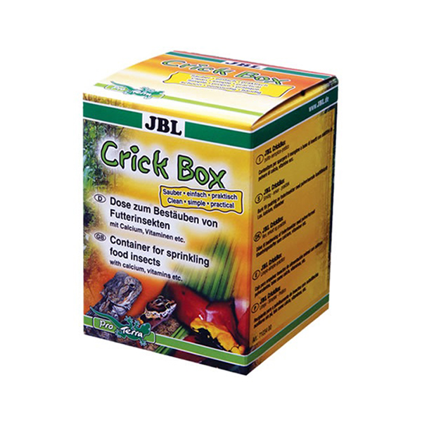 [111-71034ASD] Jbl Crick Box Sürüngenler için Canlı Yem Tozlama Kutusu