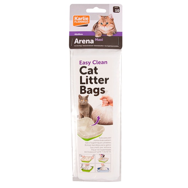 [555-501040] Karlie Kedi Tuvaleti Poşeti Maxi 10 Adet