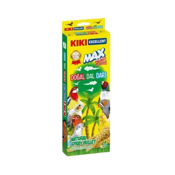 [KB331] Kiki Excellent Max Menu Kuşlar için Doğal Dal Darı