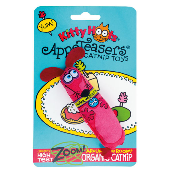 [677-10028] Kitty Hoots Coktail Wiener Dog Kedi Oyuncağı 10 Cm