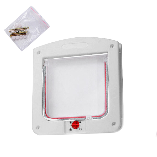 [677-D01] Kudi Pet Door Küçük Irk Köpek ve Kedi Kapısı 22x20x3 Cm