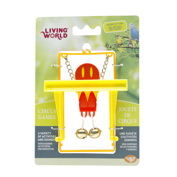 [700-80971] Living World Maymunlu Kuş Oyuncağı Kırmızı