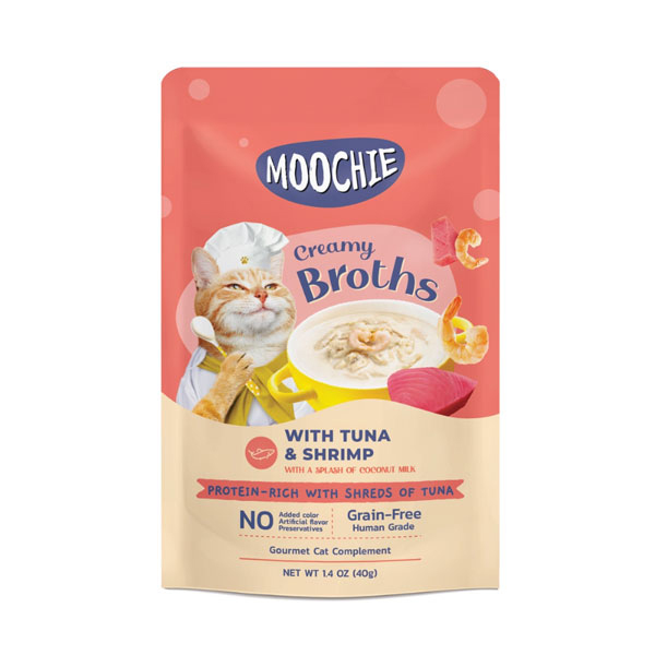 [446-C0202] Moochie Ton Balıklı ve Karidesli Çorba Kedi Ödülü 40 Gr