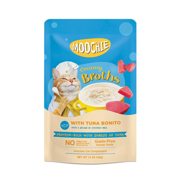 [446-C0200] Moochie Ton Balıklı ve Palamut Çorba Kedi Ödülü 40 Gr