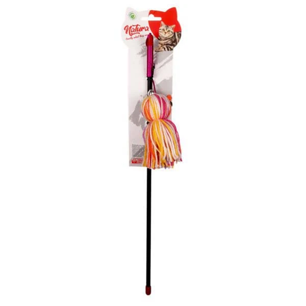 [PTC-045] Natura Pamuk Ahtapot Kedi Olta Oyuncağı 45 Cm