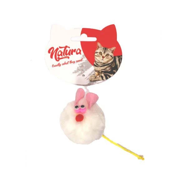 [PTC-040] Natura Peluş Fare Kedi Oyuncağı 7 Cm