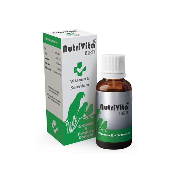 [8681546090858] NutriVita Bird Kuşlar için Selenium ve E Vitamini 30 Ml