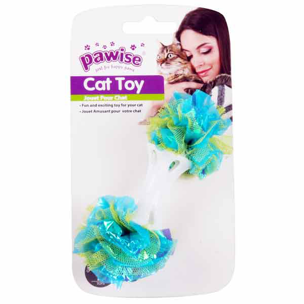 [679-28139] Pawise Cat Dummbell Flower Kedi Oyuncağı Renkli