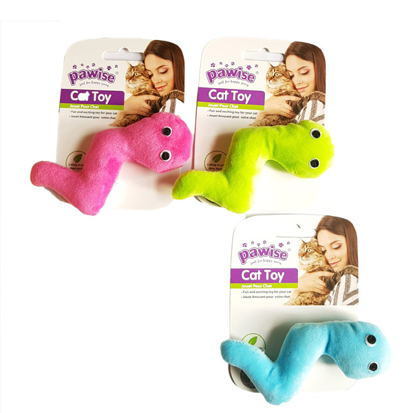 [679-28189] Pawise Catnipli Peluş Yavru Yılan Kedi Oyuncağı 9 Cm