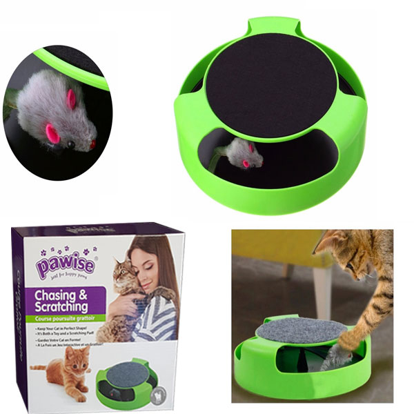 [679-28508] Pawise Chasing - Scratching Kedi Oyuncağı 25x25 Cm