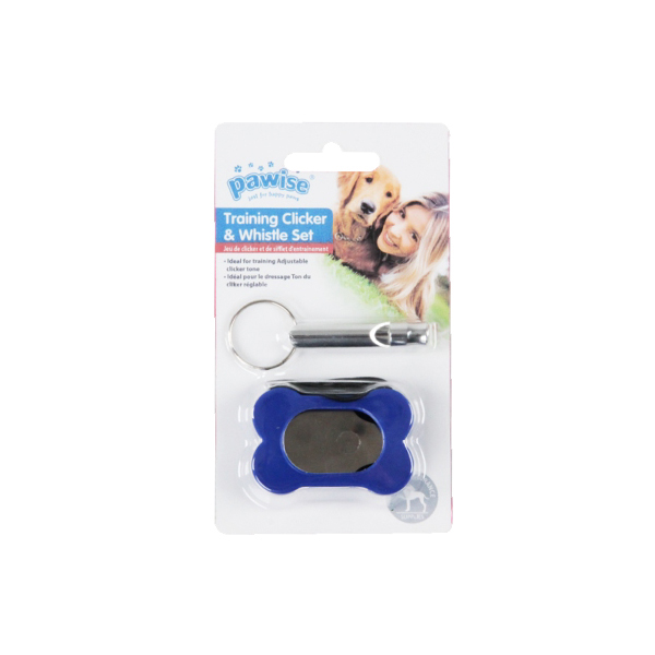 [679-11422] Pawise Clicker Düdük Köpek Eğitim Seti Mavi